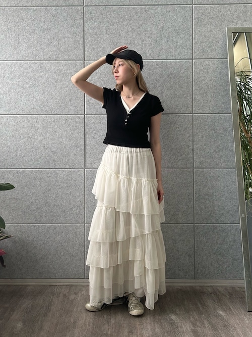 スカート madder madder PONYTAIL DOT TULLE SKIRT M dramatic dot tulle skirt（スカート）｜CODE A（コードエー）の