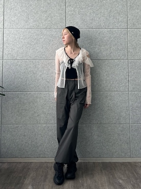 「CODE A（コードエー）のアイテム」を使った、abe （CODE A）さん（レディース・167cm）の春コーディネート