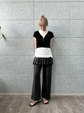 「CODE A（コードエー）のアイテム」を使った、abe （CODE A）さん（レディース・167cm）の春コーディネート