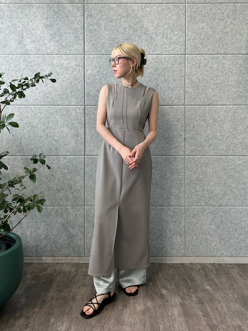 セール】slit jersey dress（ワンピース）｜CODE A（コードエー