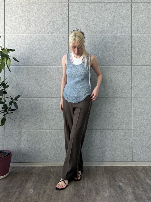 line zip trousers（その他パンツ）｜CODE A（コードエー）の