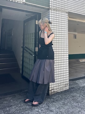 「CODE A（コードエー）のアイテム」を使った、abe （CODE A）さん（レディース・167cm）の夏コーディネート