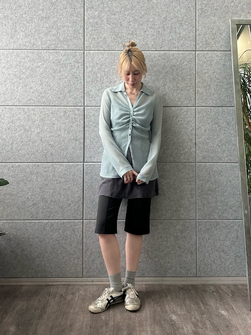 CODE A（コードエー）の「thin gather shirts（シャツ/ブラウス）」 - WEAR