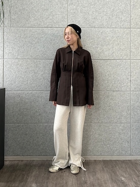 「CODE A（コードエー）のアイテム」を使った、abe （CODE A）さん（レディース・167cm）の秋コーディネート