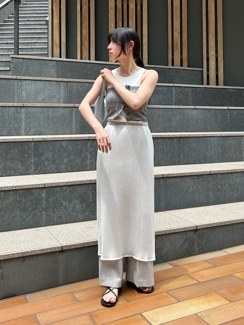 セール】lame knit bustier（ニット/セーター）｜CODE A（コード