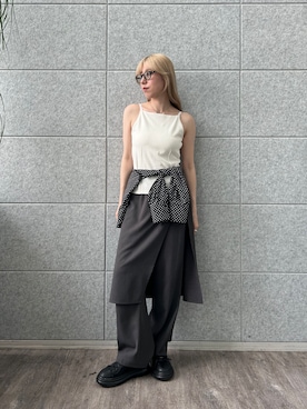 「CODE A（コードエー）のアイテム」を使った、abe （CODE A）さん（レディース・167cm）の夏コーディネート