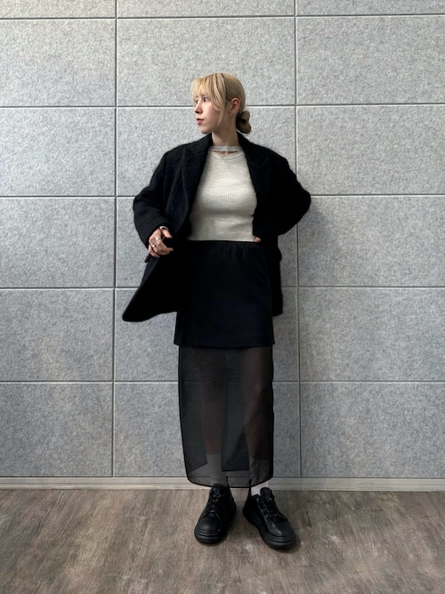 セール】melange knit cutting pullover（ニット/セーター