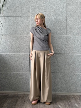 「CODE A（コードエー）のアイテム」を使った、abe （CODE A）さん（レディース・167cm）の夏コーディネート