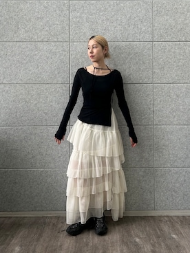 「CODE A（コードエー）のアイテム」を使った、abe （CODE A）さん（レディース・167cm）の夏コーディネート