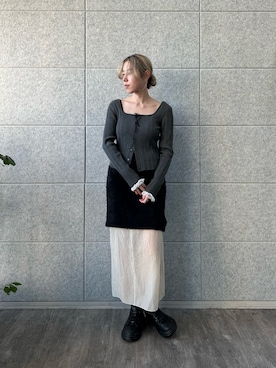 「CODE A（コードエー）のアイテム」を使った、abe （CODE A）さん（レディース・167cm）の冬コーディネート