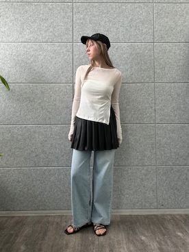 「CODE A（コードエー）のアイテム」を使った、abe （CODE A）さん（レディース・167cm）の春コーディネート