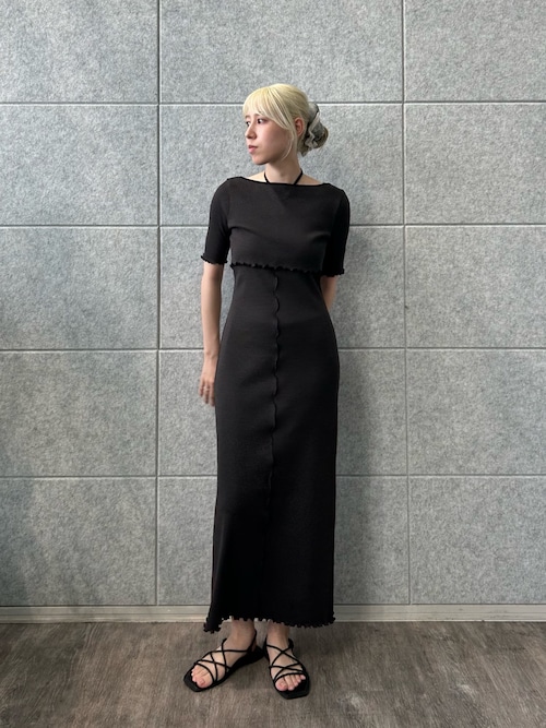 chic border jersey dress（ワンピース）｜CODE A（コードエー