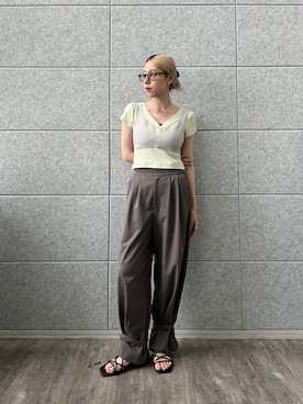 「CODE A（コードエー）のアイテム」を使った、abe （CODE A）さん（レディース・167cm）の夏コーディネート