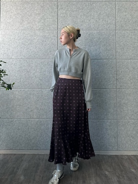 「アイテム（バレッタ/ヘアクリップ）」を使った、abe （CODE A）さん（レディース・167cm）の秋コーディネート