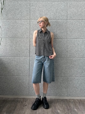 「CODE A（コードエー）のアイテム」を使った、abe （CODE A）さん（レディース・167cm）の夏コーディネート