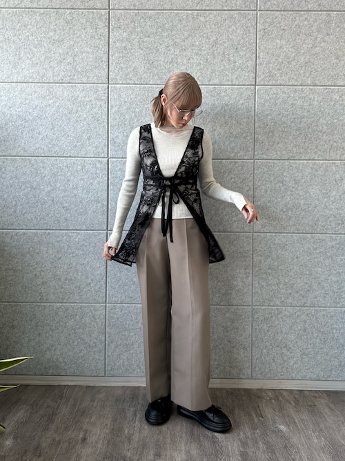 ニット・セーター melange knit cutting pullover melange knit cutting pullover（ニット/セーター） | CODE A