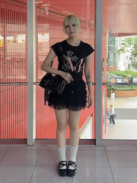 「MUCENT（ムセント）のアイテム」を使った、0521minaさん（レディース・157cm）の夏コーディネート