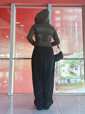 「NOT4NERD（ノットフォーナード）のアイテム（トップス）」を使った、0521minaさん（レディース・157cm）の秋コーディネート