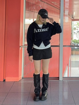 「MUCENT（ムセント）のアイテム」を使った、0521minaさん（レディース・157cm）の秋コーディネート