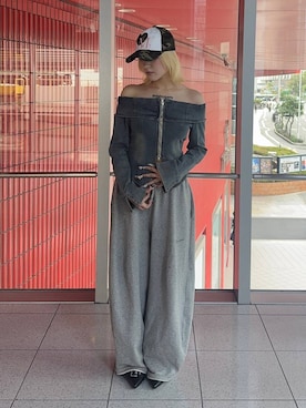 「3.3 Field Trip （3.3フィールドトリップ）のアイテム」を使った、0521minaさん（レディース・157cm）の春コーディネート