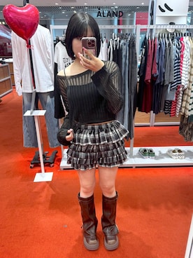 「アイテム（スカート）」を使った、0521minaさん（レディース・157cm・20代）の夏コーディネート