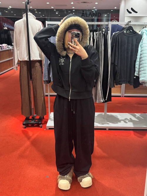 3.3 Field Trip／ファー付きフードジップ（ウラケ）（パーカー）｜3.3