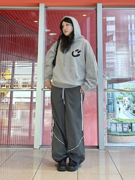 「ISTKUNST（イストクンスト）のアイテム」を使った、0521minaさん（レディース・157cm）の秋コーディネート