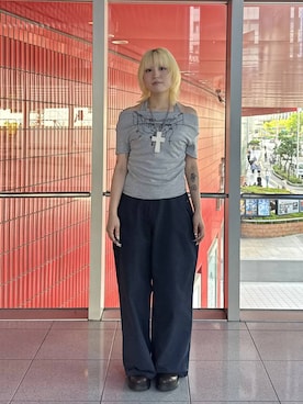 「AMESWORLDWIDE（アメスワールドワイド）のアイテム」を使った、0521minaさん（レディース・157cm）の春コーディネート