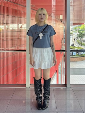 「3.3 Field Trip （3.3フィールドトリップ）のアイテム」を使った、0521minaさん（レディース・157cm）の春コーディネート