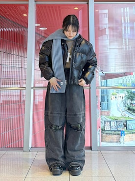 「NOT4NERD（ノットフォーナード）のアイテム」を使った、0521minaさん（レディース・157cm）の秋コーディネート