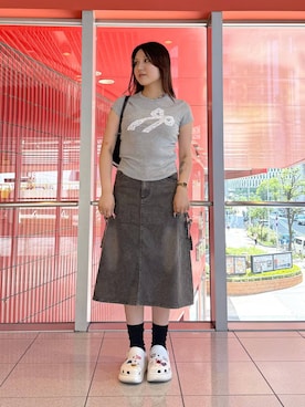 「DEARSTALKER（ディアストーカー）のアイテム」を使った、0521minaさん（レディース・157cm）の夏コーディネート