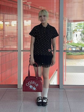 「3.3 Field Trip （3.3フィールドトリップ）のアイテム」を使った、0521minaさん（レディース・157cm）の夏コーディネート