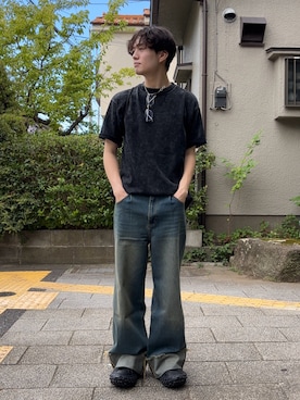 「アイテム（Tシャツ/カットソー）」を使った、YUTOさん（メンズ・172cm・10代）の夏コーディネート