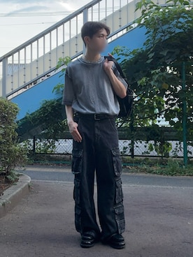 「アイテム（Tシャツ/カットソー）」を使った、moraさん（メンズ・172cm・10代）の夏コーディネート