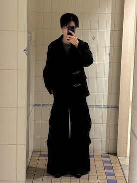 「アイテム（テーラードジャケット）」を使った、moraさん（メンズ・172cm）の秋コーディネート