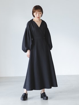 Noble（ノーブル）の「【KAAREM】 ハイカラードレス◇（ワンピース  