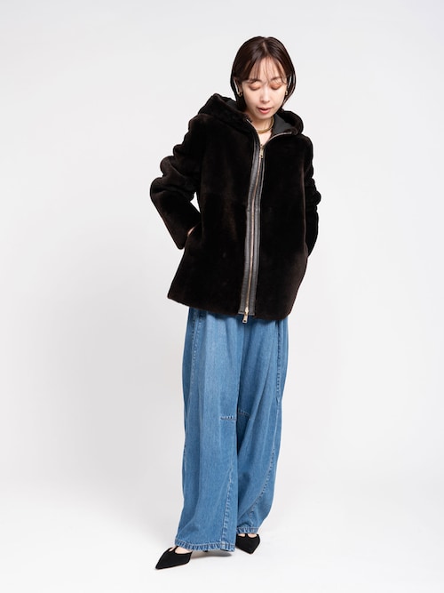 NOBLE 本社natsuさんのムートンコートを使ったコーディネート - ZOZOTOWN
