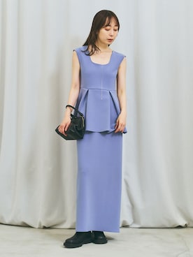 「norme（ノーム）のアイテム（アクセサリー）」を使った、natsuさん（レディース・163cm）の夏コーディネート
