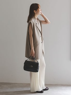 「Noble（ノーブル）のアイテム（トップス）」を使った、natsuさん（レディース・163cm）の秋コーディネート