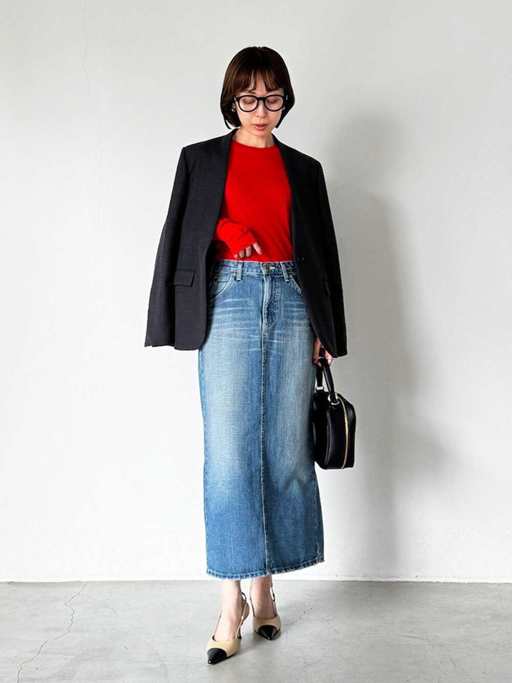 新品未使用　noble ノーブル　ジャケット　ダブルクロスカラーレスジャケット WEB限定 Wardrobe DAILY MINIMAL】ダブルクロス カラーレス