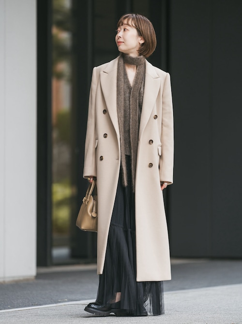 NOBLE 本社natsuさんのチェスターコートを使ったコーディネート - ZOZOTOWN