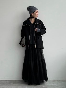 「STUMBLY（スタンブリー）のアイテム」を使った、natsuさん（レディース・163cm）の秋コーディネート