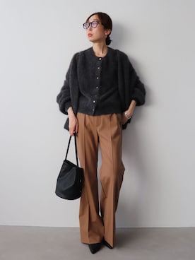 「Noble（ノーブル）のアイテム（トップス）」を使った、natsuさん（レディース・163cm）の秋コーディネート