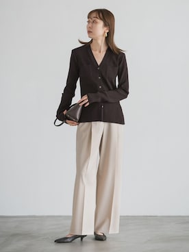 「Noble（ノーブル）のアイテム（トップス）」を使った、natsuさん（レディース・163cm）の秋コーディネート