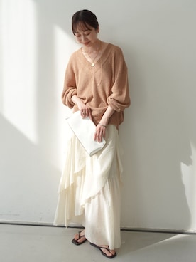 「LE TALON（ルタロン）のアイテム」を使った、natsuさん（レディース・163cm）の夏コーディネート