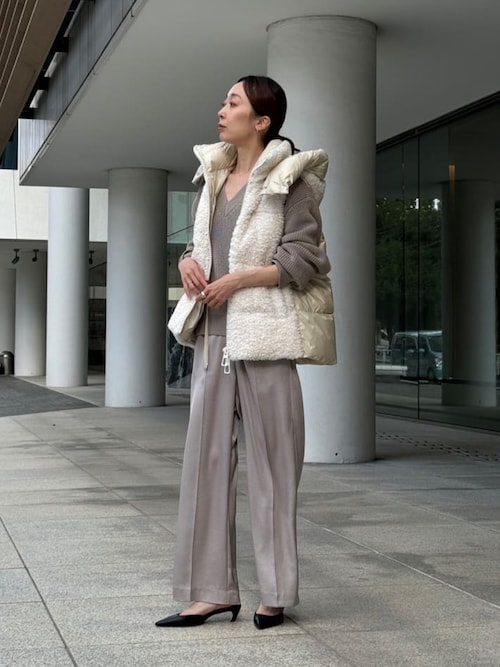 ルナサテンコンフォートパンツ（スラックス）｜NOBLE（ノーブル）の 