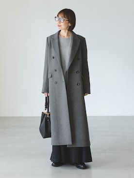 シルキータフタフレアスカートを使った人気ファッション