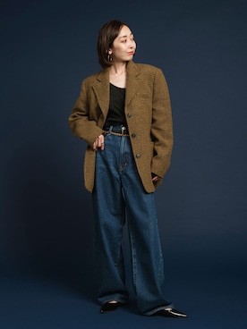 「Tony Bianco（トニービアンコ）のアイテム（パンプス）」を使った、natsuさん（レディース・163cm）の秋コーディネート