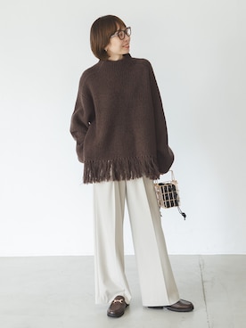 「Zanchetti（ザンチェッティ）のアイテム」を使った、natsuさん（レディース・163cm）の秋コーディネート