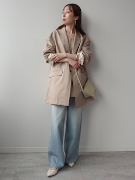 「YAHKI（ヤーキ）のアイテム」を使った、natsuさん（レディース・163cm）の冬コーディネート